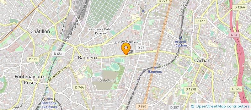 localisation de l'entreprise TRICOTS STYLE à BAGNEUX