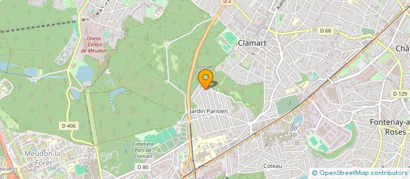 localisation de l'entreprise TRICOTS TANEX à CLAMART