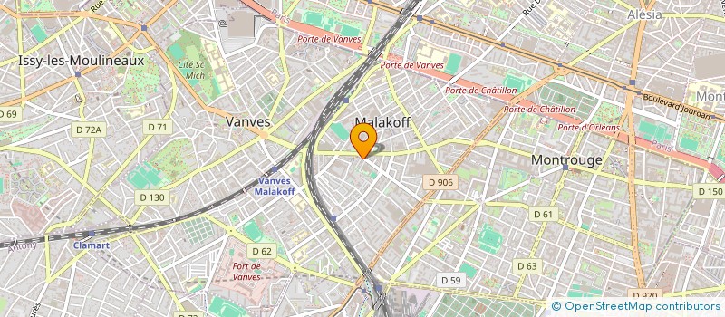 localisation de l'entreprise TRICOTS VALY  MALAKOFF