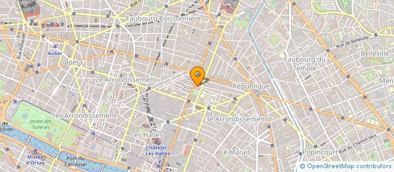 localisation de l'entreprise TRICOTS VESTALES à PARIS