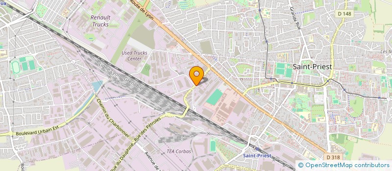 localisation de l'entreprise TRICYCLING  SAINT-PRIEST