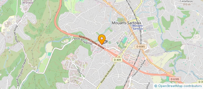 localisation de l'entreprise TRIDAN à MOUANS-SARTOUX