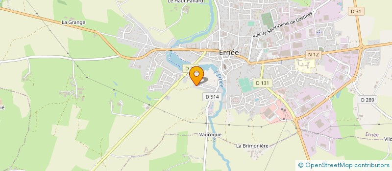 localisation de l'entreprise TRIDEAU PATRIMOINE INVESTMENT  ERNEE