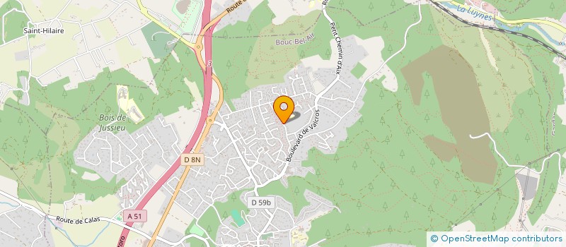 localisation de l'entreprise TRIDENS  CONSEIL  BOUC-BEL-AIR