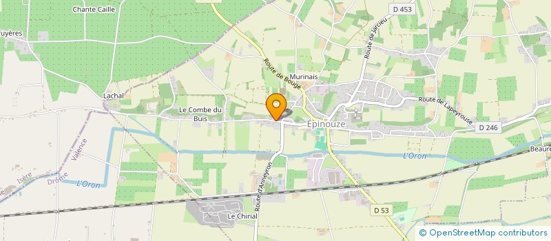 localisation de l'entreprise TRIDENT  EPINOUZE