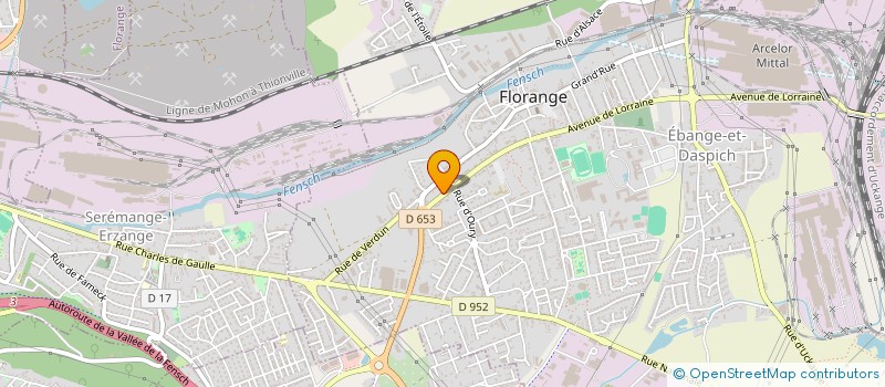 localisation de l'entreprise TRIDENT  FLORANGE