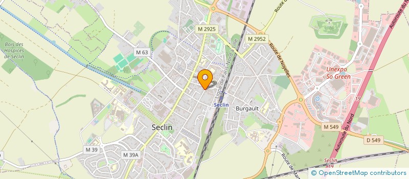 localisation de l'entreprise TRIDENT  SECLIN