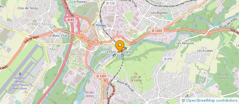localisation de l'entreprise TRIDENT CAPITAL à ANNECY