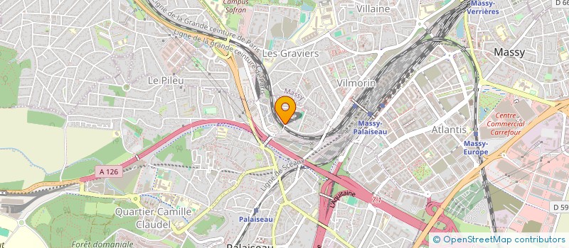 localisation de l'entreprise TRIDENT GESTION à PALAISEAU