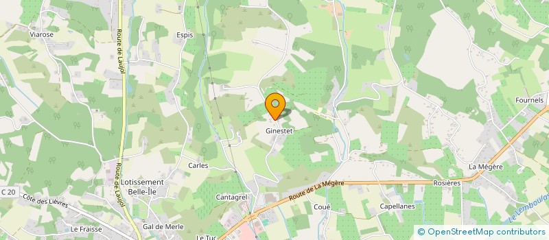 localisation de l'entreprise TRIDENT PISCINE MOBILE  MONTFERMIER