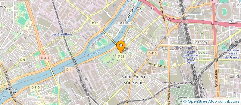 localisation de l'entreprise TRIDIAL RENOVATION à SAINT-OUEN-SUR-SEINE