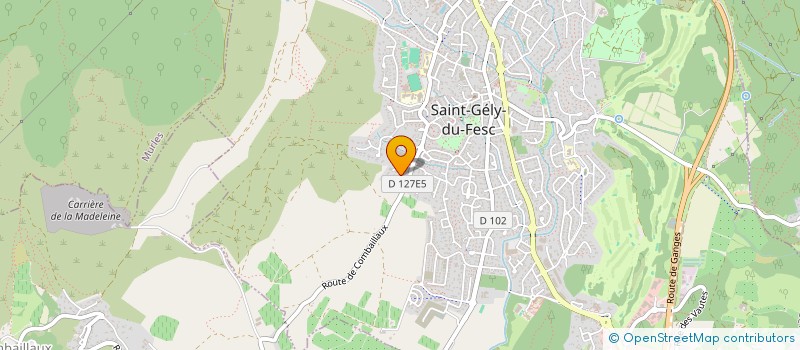 localisation de l'entreprise TRIDILOGY à SAINT-GELY-DU-FESC