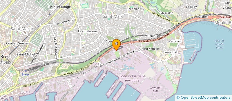 localisation de l'entreprise TRIDIM à BREST
