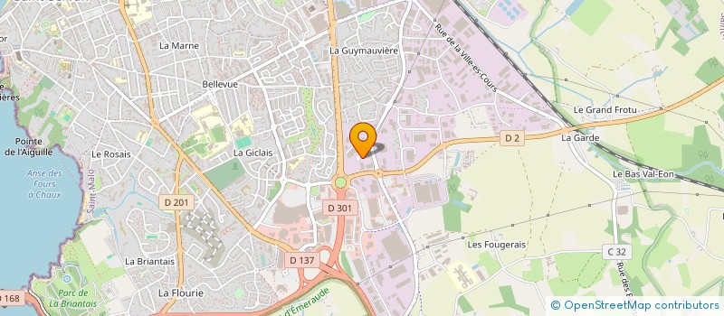 localisation de l'entreprise TRIDIMENSION à SAINT-MALO