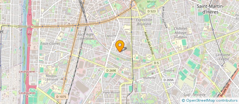localisation de l'entreprise TRIDIMENSIONNEL à GRENOBLE