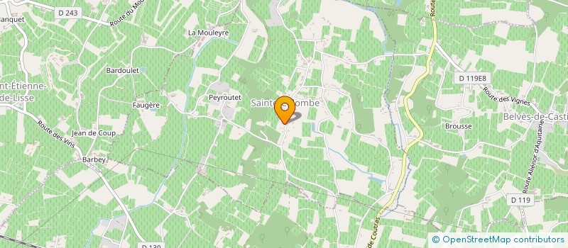 localisation de l'entreprise TRIDOM CONSEIL  SAINTE-COLOMBE