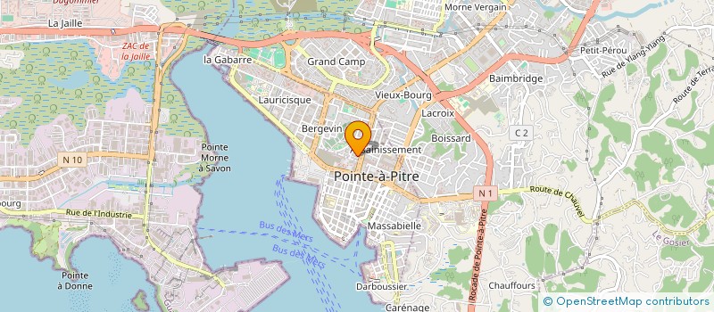 localisation de l'entreprise TRIDOM K DANSE RADIO à POINTE A PITRE