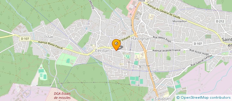 localisation de l'entreprise TRIEDRE CONCEPT à SAINT-MEDARD-EN-JALLES