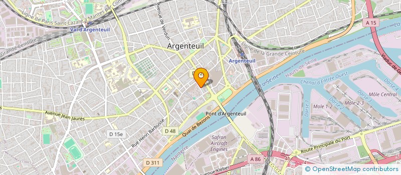 localisation de l'entreprise TRIEDRE MULTIMEDIA à ARGENTEUIL