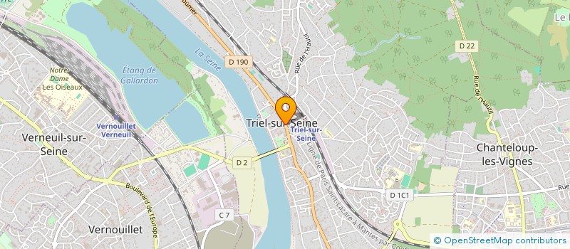 localisation de l'entreprise TRIEL ATHLETIC CLUB COURSE ET GYM à TRIEL-SUR-SEINE