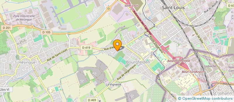 localisation de l'entreprise TRIELEC à SAINT-LOUIS