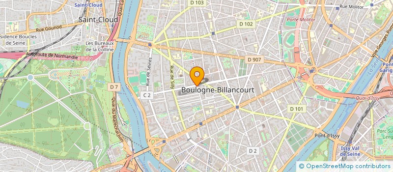 localisation de l'entreprise TRIESKA à BOULOGNE-BILLANCOURT