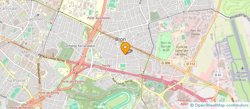 localisation de l'entreprise TRIEU INVEST à BRON