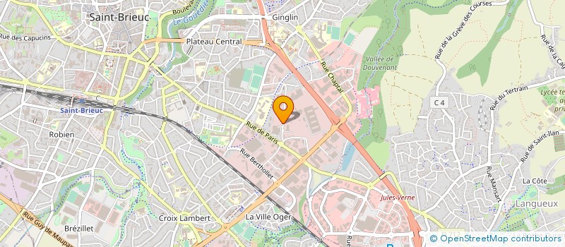 localisation de l'entreprise TRIEVE à SAINT-BRIEUC