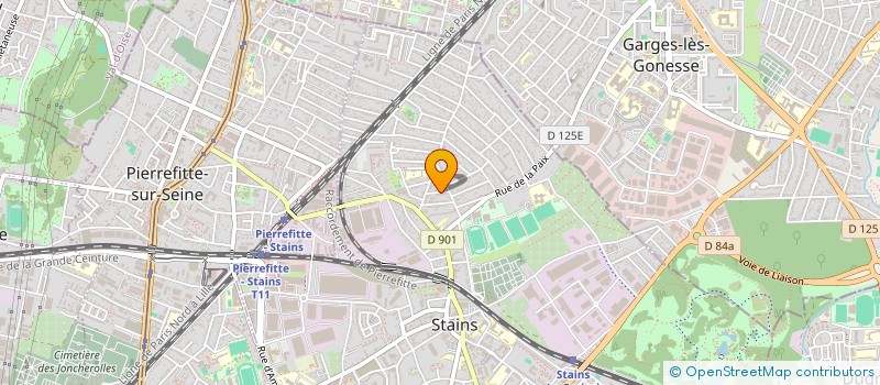 localisation de l'entreprise TRIF BAT à STAINS