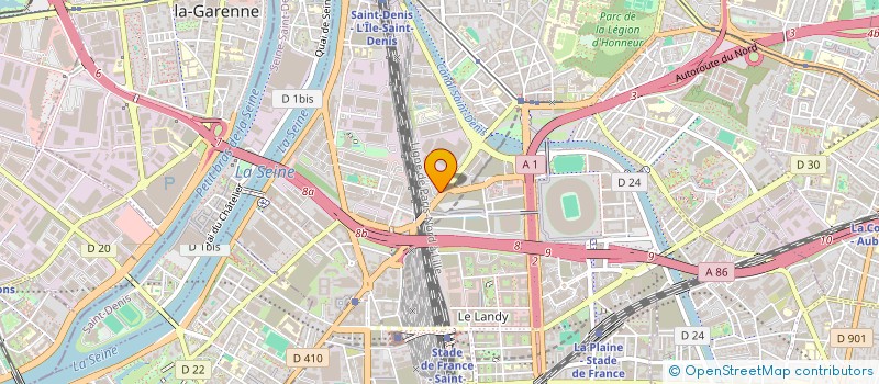 localisation de l'entreprise TRIF SERVICES à SAINT-DENIS