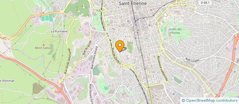 localisation de l'entreprise TRIFILM à SAINT-ETIENNE