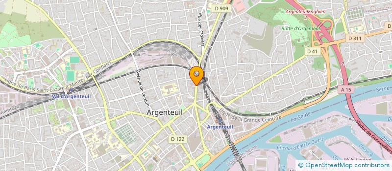 localisation de l'entreprise TRIFOI BAT à ARGENTEUIL