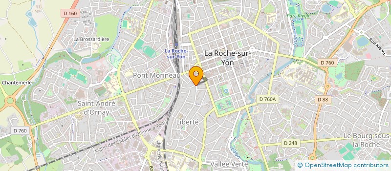 localisation de l'entreprise TRIFOLIA  LA ROCHE-SUR-YON