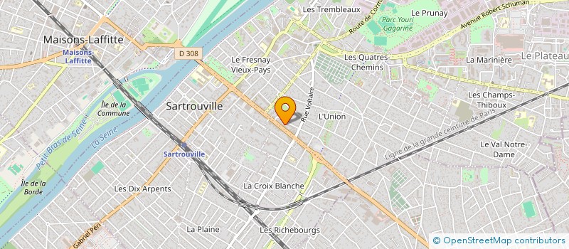 localisation de l'entreprise TRIG IT CONSULTING à SARTROUVILLE