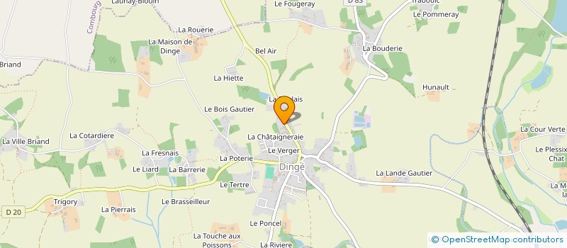 localisation de l'entreprise TRIGALI  SAINT-MELOIR-DES-ONDES