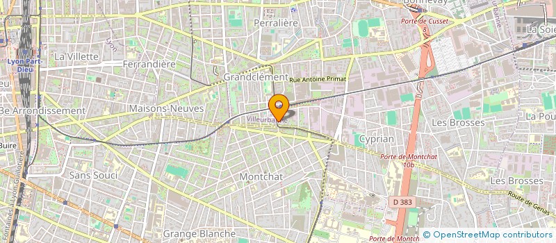 localisation de l'entreprise TRIGANCE à VILLEURBANNE