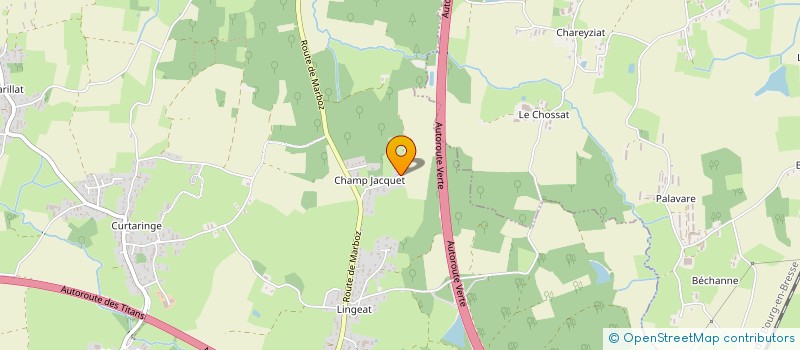 localisation de l'entreprise TRIGARIUM  VIRIAT