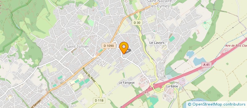 localisation de l'entreprise TRIGAUD à SAINT-ISMIER