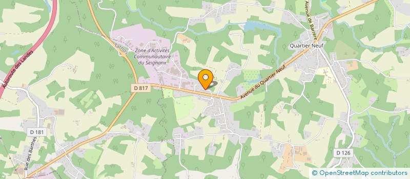 localisation de l'entreprise TRIGE  SAINT-MARTIN-DE-SEIGNANX