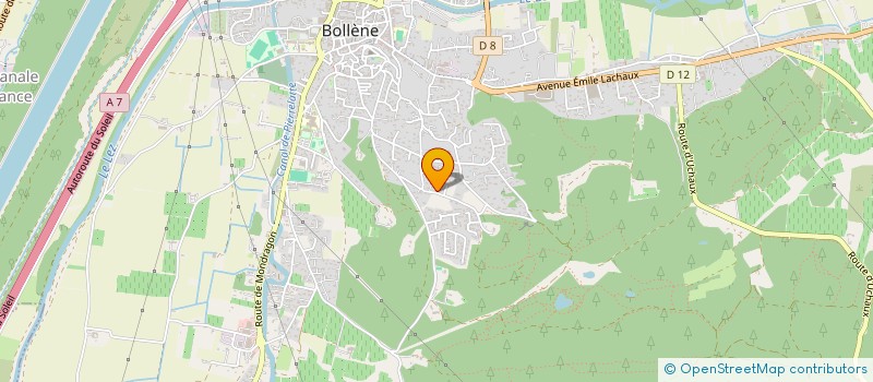 localisation de l'entreprise TRIGLAV  BOLLENE