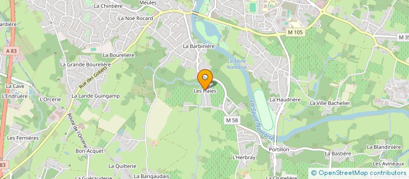 localisation de l'entreprise TRIGNAC  VERTOU