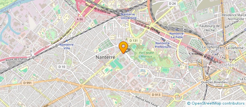localisation de l'entreprise TRIGO WESTERN EUROPE à NANTERRE