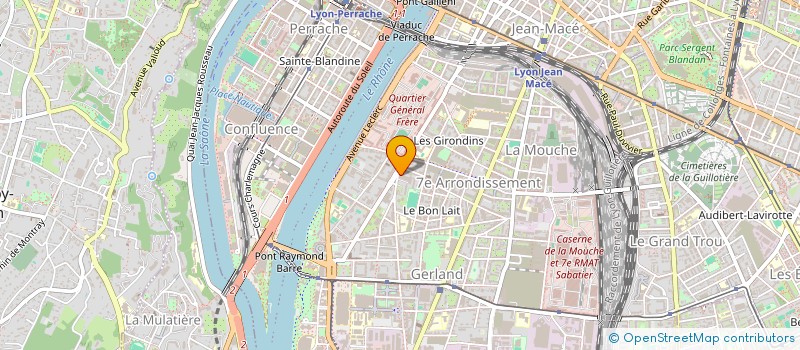 localisation de l'entreprise TRIGON  LYON