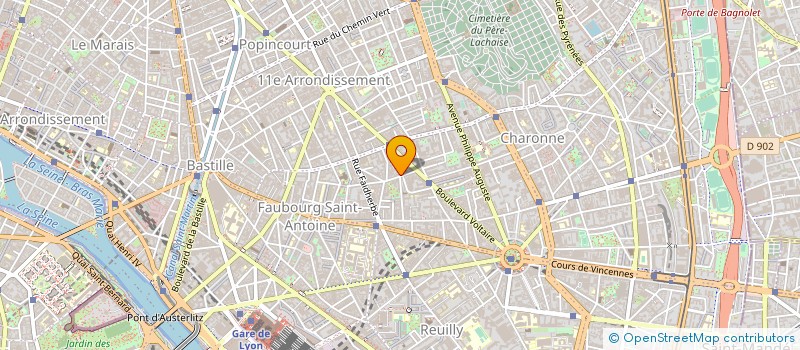 localisation de l'entreprise TRIGONE à MONTREUIL