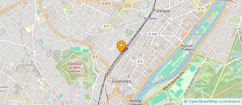 localisation de l'entreprise TRIGONE à SURESNES