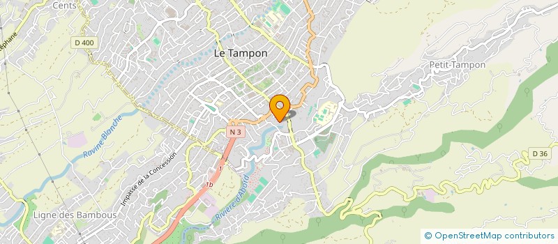 localisation de l'entreprise TRIGONE à LE TAMPON