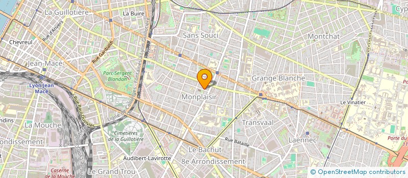 localisation de l'entreprise TRIGONE DISTRIBUTION  LYON