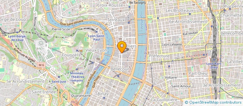 localisation de l'entreprise TRIGONE MAGAZINES à LYON