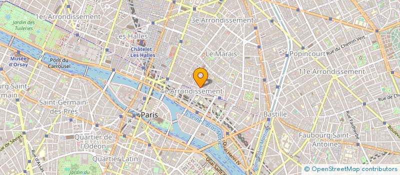 localisation de l'entreprise TRIGRAMME  PARIS