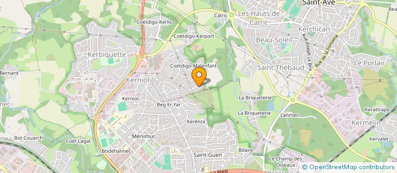 localisation de l'entreprise TRIGWENN  SAINT-AVE